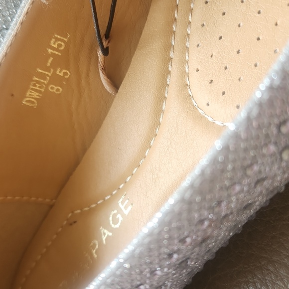 Set of Metallic Rhinestone Smoker Shoes! NEW! Rampage. 2 Pairs Blingy!! - Picture 13 of 16